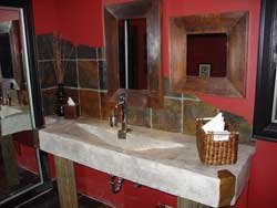 concrete sink