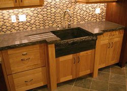 kitchen featuring stonehenge countertop